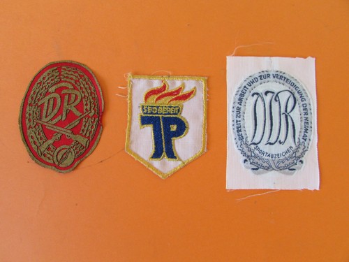 Ddr abzeichen aufnäher - 3, x