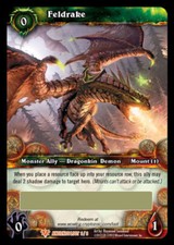 WoW TCG Loot Mount - Feldrake / Teufelsdrache - World of Warcraft Unused