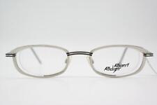 Vintage Brille Robert Rüdger 1950 Silber Schwarz Oval Brillengestell eyeglasses