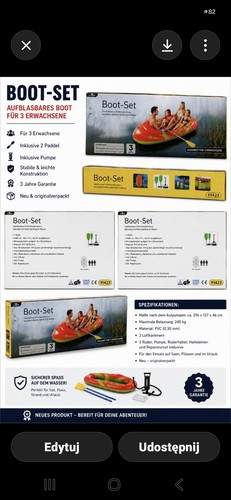 Crane paddelboot boot set - paddelboot, boot-set