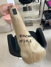 80cm 100gram Slawisch Naturhaar ~ Schnitthaar für Extensions Echthaar, Rohhaar