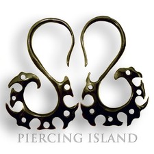 Paar ! Ohrringe Horn