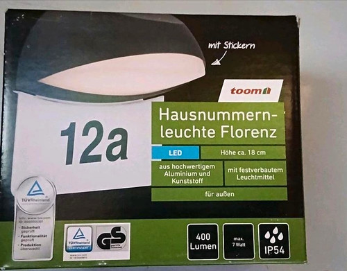 Toom hausnummernleuchte - toom,