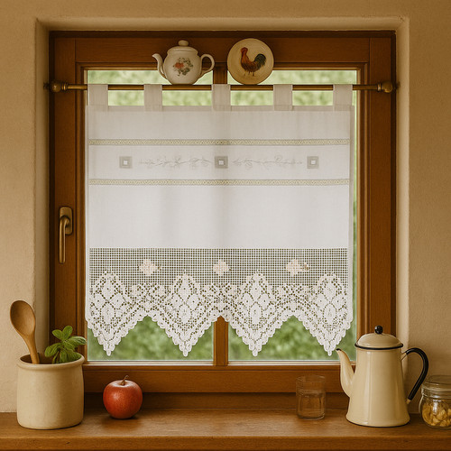 Fenstervorhang baumwolle - fenstervorhang,