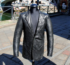 Herren blazer lederjacke