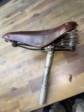 Brooks B66 England Fahrrad Touren Sattel, Leder, Gefedert, Braun