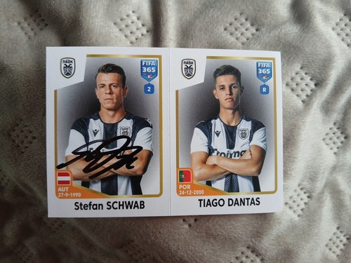 Panini sticker signiert stefan - signiert,