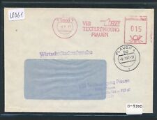 28061) DDR meter AFS Brf 1987, Plauen VEB Textilreinigung..