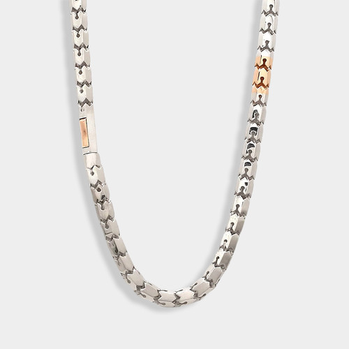 Platin stilvolle gliederkette - stilvolle,