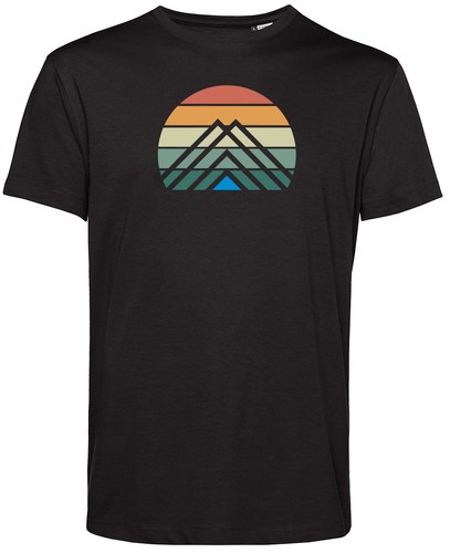 Bio shirt retro mountain - bio-shirt:,
