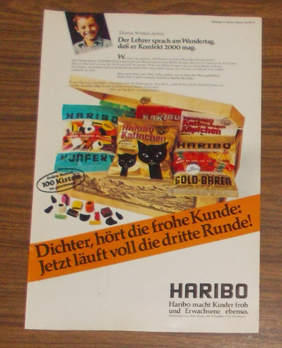 Seltene werbung haribo - seltene,