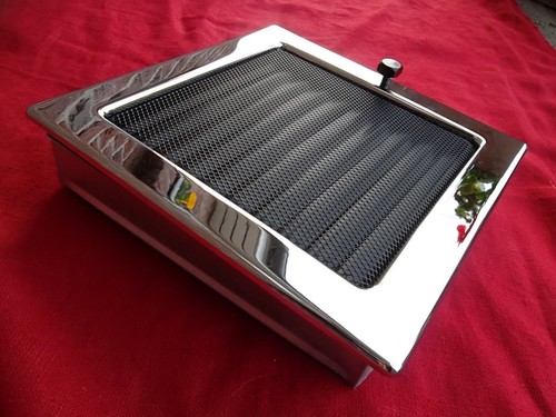 Kamin luftgitter chrom - kamin,