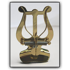 Robuste Marschgabel für Trompete - Befestigung am Becher - Messing, lackiert