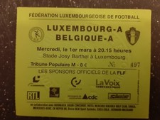 Ticket  Luxemburg - Belgien