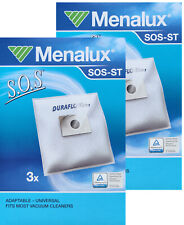 6 Beutel Menalux SOS Universal Staubsaugerbeutel frei Haus per Warenpost SOS-ST