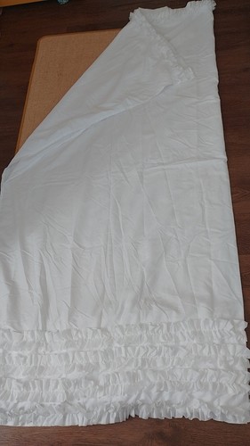 Rüschen duschvorhang weiß - rüschen-duschvorhang,