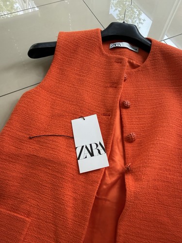 Zara blazer weste boucle - zara,