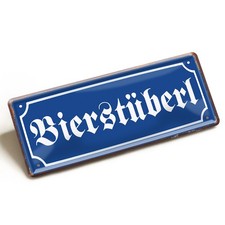 Blechschild BIERSTÜBERL