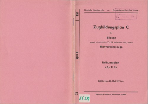 Zugbildungsplan zpcr kassel - zpcr,