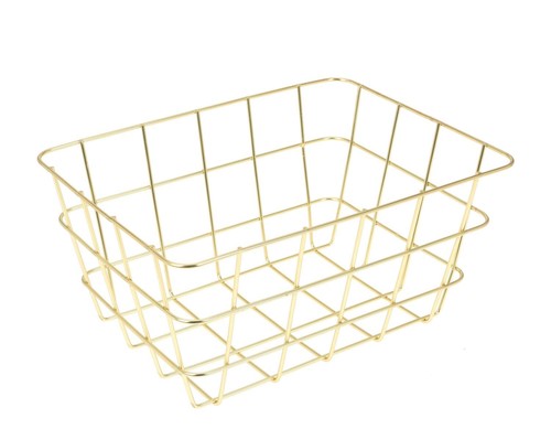 Metallkorb korb gold - gold, drahtkorb