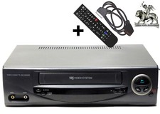 VHS Videorecorder Farbe SCHWARZ / gewartet + 1 Jahr Garantie / Videorekorder