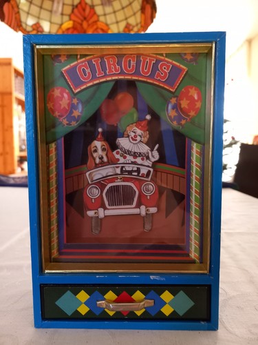 Vintage spieluhr circus - spieluhr, "circus