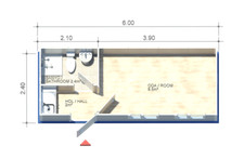 Bürocontainer WC Küche Baucontainer Wohncontainer Verkaufscontainer Container
