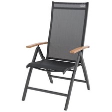 DOPPLER Expert Multipositionssessel schwarz Alu Wood 266EH011020