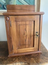 Hochwertiges Jugendstil Schränkchen Medizinschrank Mahagoni Schlüssel
