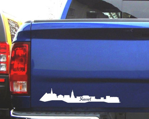 Aufkleber kassel skyline - aufkleber,