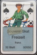 Souvenir Skat Spielkarte DDR
