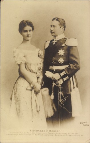 Großherzog wilhelm ernst - ak,