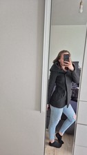 Only Jacke grau mit Kapuze