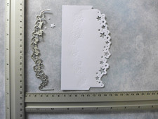 Stanzschablone Weihnachten/Winter - Hintergrund - Randstanze - Sterne - RAR