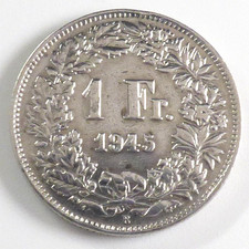 1 Franken, Silber, 1945 B