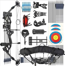 Compoundbogen Pfeil Set 19-70lbs Sportbogen Erwachsene Bogenschießen Jagdbogen