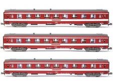 REE NW-155 - Personenwagen Schnellzugwagen Set 3-Teilig UIC A9 LE CAPITOLE Ep.IV