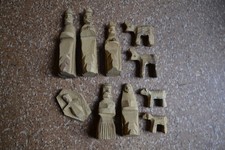 Alte Krippefiguren Olivenholz