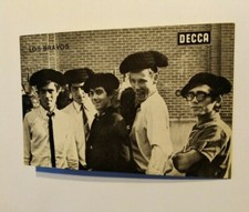 Los Bravos, alte Autogramm/Promokarte, Decca, 60er Jahre 