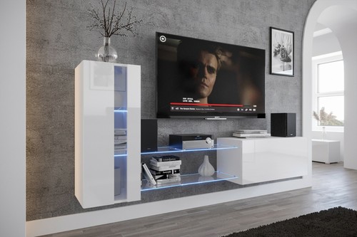 Moderne wohnwand future c45n - wohnwand,