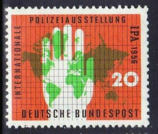 Bund 1956 Internationale Polizeiausstellung (IPA), Essen postfrisch Minr: 240