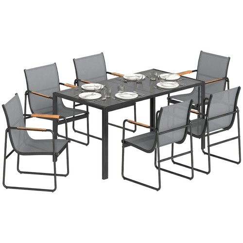 Gartenmöbel set teilig - gartenmöbel, 7-teilig