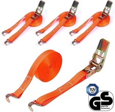 4x Spanngurte mit Ratsche und
