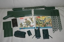 Konvolut AIRFIX 1:87 Soldaten Germany British Panzer Fahrzeuge Ponton-Brücke