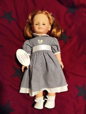 Götz Puppe "NANETTE" 50 cm Rote Haare Blaue Augen WEICHSTEHPUPPE Sammlerpuppe