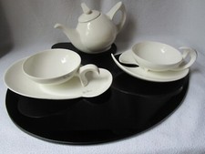 Victor Colani exclusives Design Teekanne 2 Tassen mit UT  Tea for two Porzellan