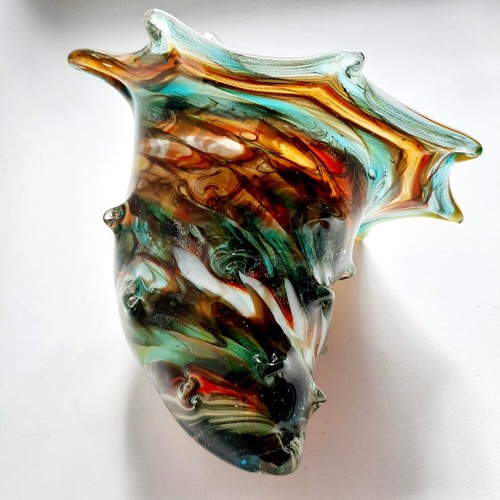 Große murano glas muschel - glas,