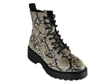 Bullboxer Schnürboot, Stiefelettem weiß-kombi, 020500F6S