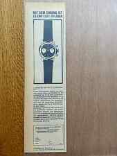 Breitling Top-Time Chronograph Original 1965 Vintage Watch Advert Werbung