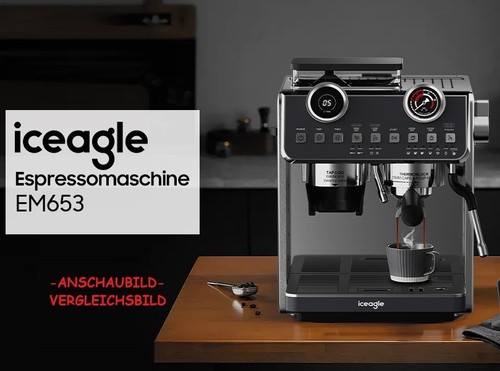 Iceagle espressomaschine em653 - espressomaschine,